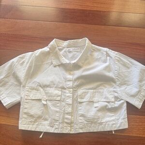 Zara cropped top. Girls size 10